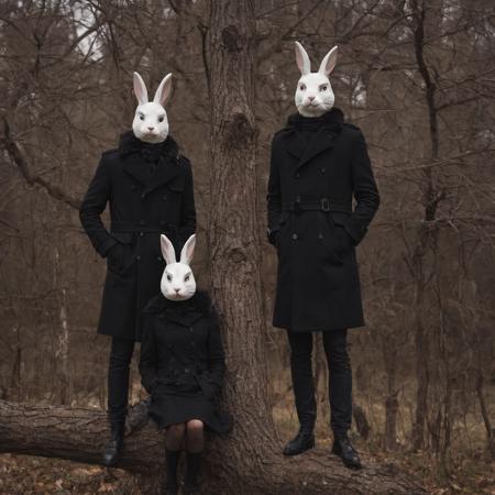 11564-400563802-_lora_SDXL_Mask_Sa_May_1_ mask,  rabbits in black coats standing on a tree.png